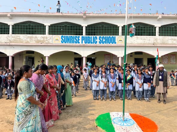 Hoisting Flag